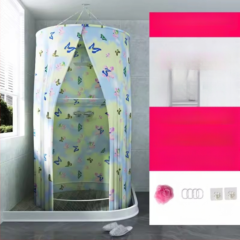 Vannas istabas starpsienas aizkars Vannas silts artefakts Vannas pārsega uzstādīšana - bezmaksas vannas konta mājsaimniecības siltumizolācija Vannas foto sabiezināts dušas aizkars