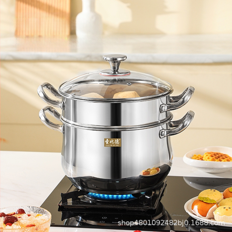 Sustorintas lenktas nerūdijančio plieno garintuvas iš kompozitinio plieno, dvisluoksnis garintuvas, daugiafunkcis, praktiškas namų apyvokos daiktas, nerūdijančio plieno virtuvės reikmenys