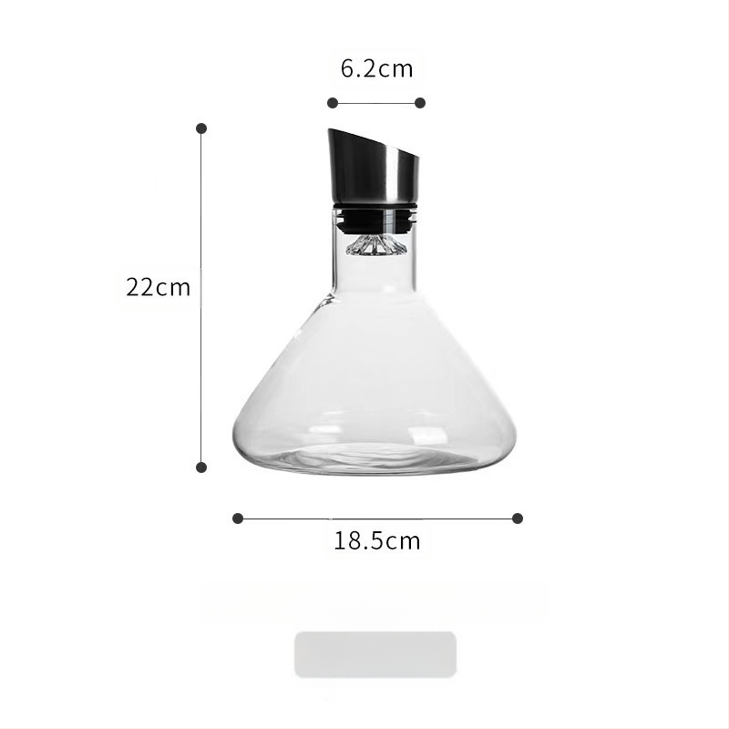 Veinikarahvin klaasist filtriga veinikarahvin Kodu loominguline jäämäe põhjaga juga kiire hulgimüük