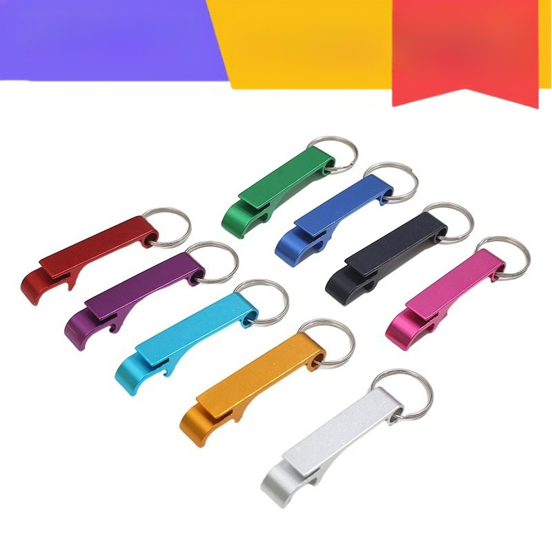 Kreativni otvarač za pivske boce, privjesak za ključeve, otvarač za boce s otisnutim logotipom, praktičan, višenamjenski, za oglašavanje događaja, mali poklon s gravurom