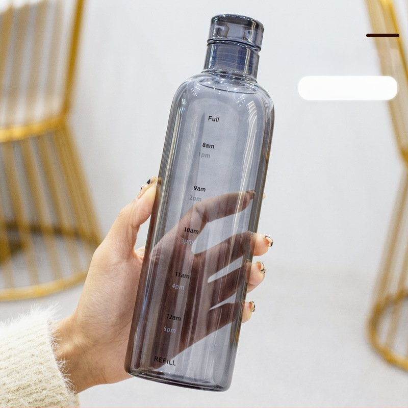 Aukštai temperatūrai atsparus paprastas vandens puodelis su svarstyklėmis, universalus arbatos ir gėrimo puodelis, buitinis moteriškas stiklinis puodelis, didelio borosilikatinio stiklo puodelis