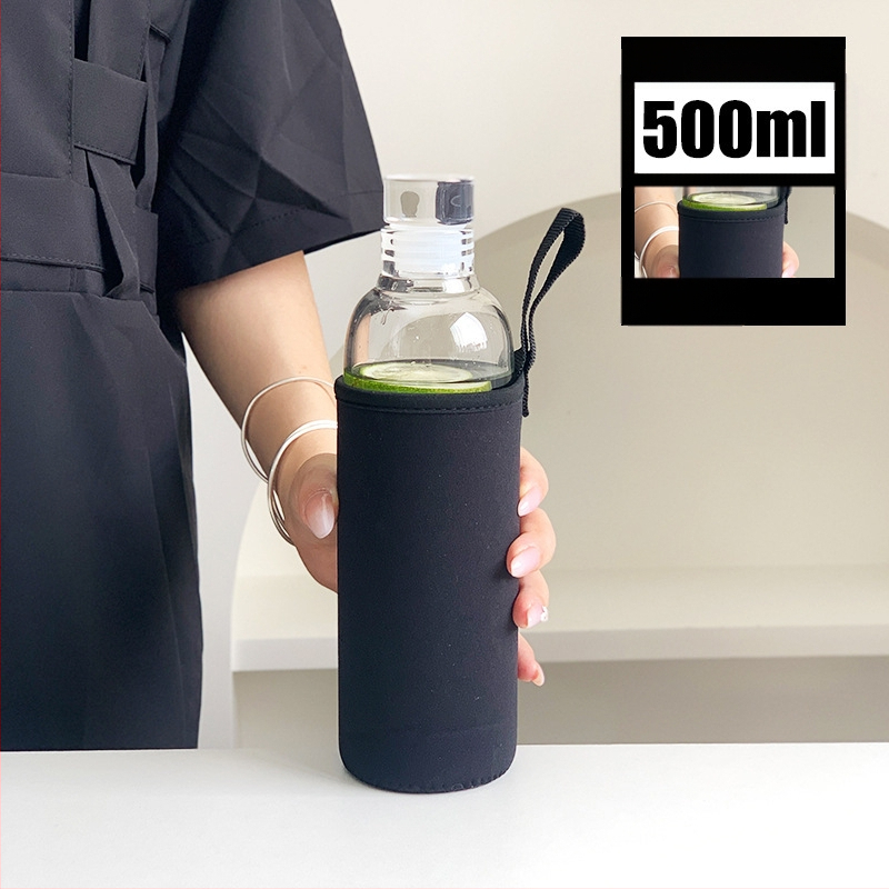 Aukštai temperatūrai atsparus paprastas vandens puodelis su svarstyklėmis, universalus arbatos ir gėrimo puodelis, buitinis moteriškas stiklinis puodelis, didelio borosilikatinio stiklo puodelis