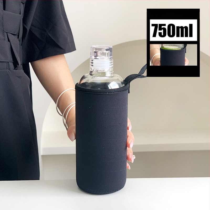 Aukštai temperatūrai atsparus paprastas vandens puodelis su svarstyklėmis, universalus arbatos ir gėrimo puodelis, buitinis moteriškas stiklinis puodelis, didelio borosilikatinio stiklo puodelis