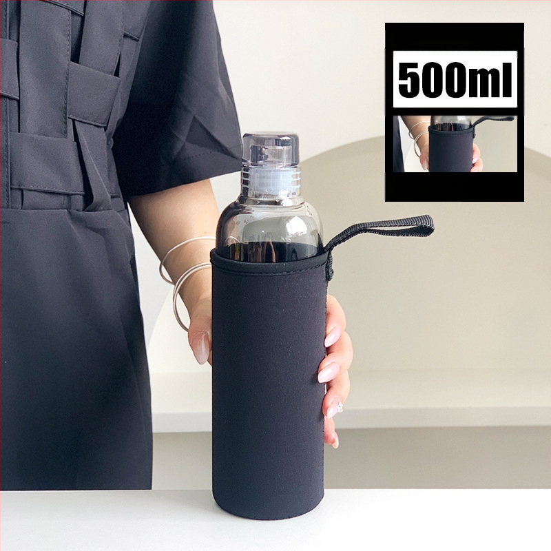 Aukštai temperatūrai atsparus paprastas vandens puodelis su svarstyklėmis, universalus arbatos ir gėrimo puodelis, buitinis moteriškas stiklinis puodelis, didelio borosilikatinio stiklo puodelis