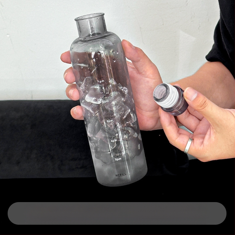 Aukštai temperatūrai atsparus paprastas vandens puodelis su svarstyklėmis, universalus arbatos ir gėrimo puodelis, buitinis moteriškas stiklinis puodelis, didelio borosilikatinio stiklo puodelis