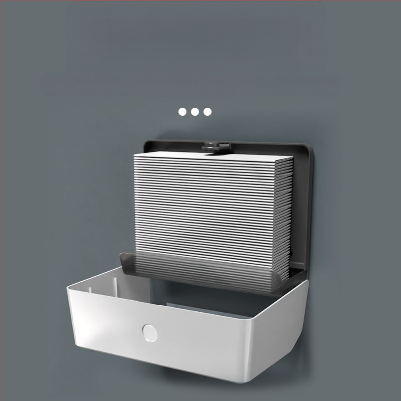 Sieninė tualetinio popieriaus dėžutė be perforatoriaus, viešbučio tualeto, tualetinio popieriaus dėžutė, namų apyvokos reikmenų, virtuvės tualetinio popieriaus dėžutė