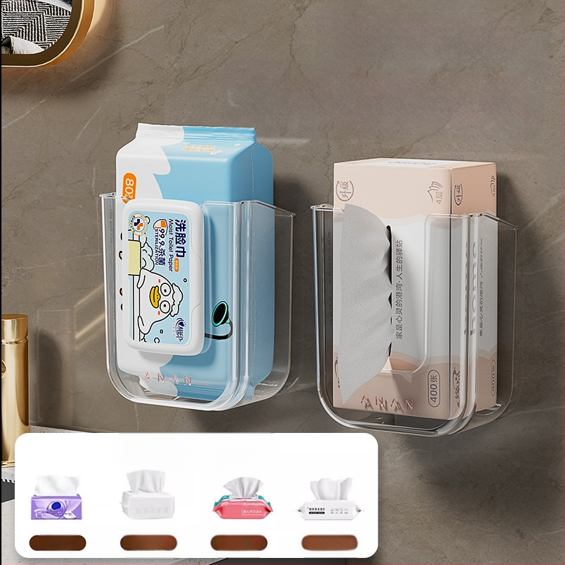 Siurbimo puodelio servetėlių laikymo dėžutė Servetėlių dėžutė, tvirtinama prie sienos Veido prausimosi dėžutė Virtuvės tualetas Pakabinama tualeto dėžutė popieriui