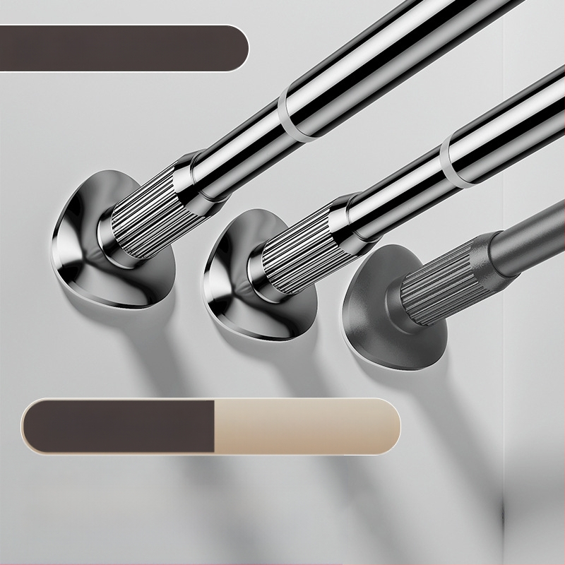 Mulgustamata teleskoopvardaga riidekuivatusvarras Naelteta riidepuu Roostevabast terasest kardinapuu riputusvarras Uksekardin Garderoobi tugivarras Dušikardina varras