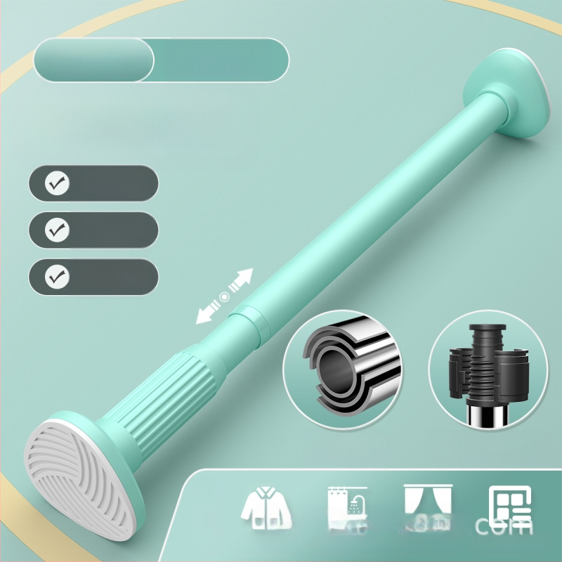 Mulgustamata teleskoopvardaga riidekuivatusvarras Naelteta riidepuu Roostevabast terasest kardinapuu riputusvarras Uksekardin Garderoobi tugivarras Dušikardina varras