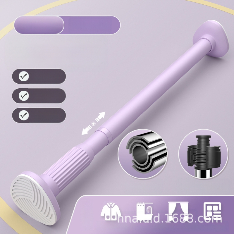 Mulgustamata teleskoopvardaga riidekuivatusvarras Naelteta riidepuu Roostevabast terasest kardinapuu riputusvarras Uksekardin Garderoobi tugivarras Dušikardina varras