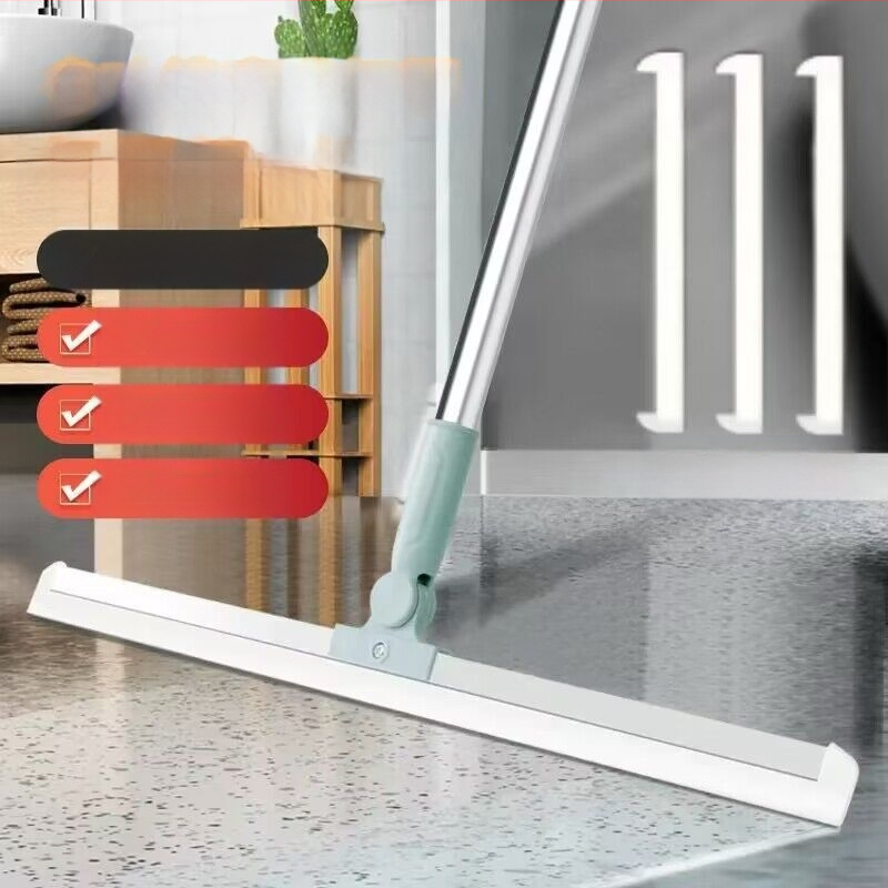 Grindų valytuvo stebuklinga šluota silikoninė grindų valymo šluota vonios kambariui su tualetu daugiafunkcis valytuvo plaukų šepetys