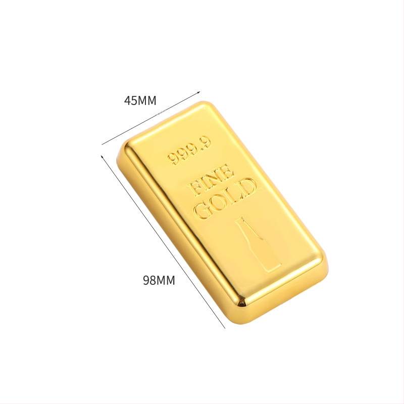 Нова креативна симулация на отварачка за бутилки, златна отварачка за консерви от неръждаема стомана, отварачка за бира, отварачка за вино на едро