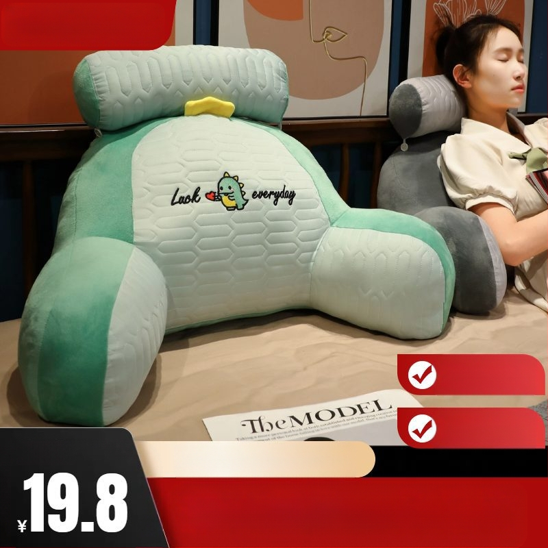 Hulgimüük jäämüts voodipehmendusega pehme kott voodipadi suur seljatoe padi tüdrukutele magamisdiivanil vöökoht