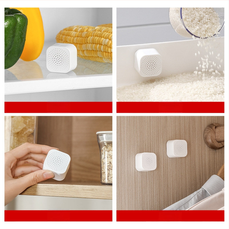 Naujas nešiojamas ir pastos dvigubos paskirties šaldytuvo aktyvuotos anglies dezodorantas, dėžutė, virtuvės spintelė, nešiojama mini dezodoranto dėžutė, 6 vnt. pakuotė