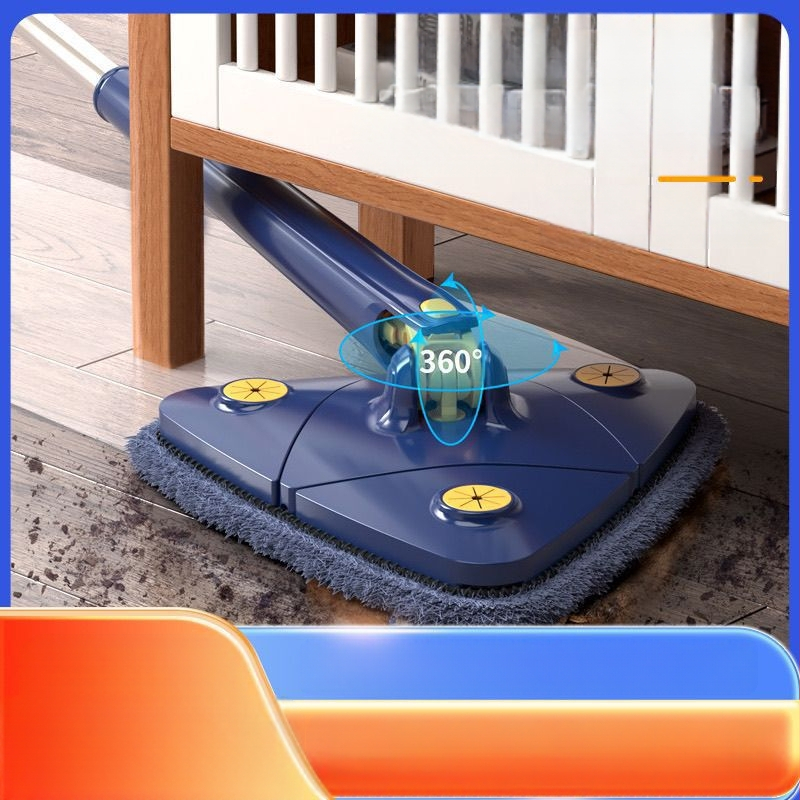 Kolmnurkne mopp käed-vaba pöörleva keermega vee majapidamismopp puhas seina hallituse eemaldamine ja lae seinapaneelide puhastamine