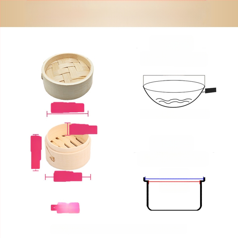 Mazs tvaikonis bambusa tvaikonis mazs tvaikonis tvaicēti pelmeņu tvaikonis bambusa tvaikonis mini tvaikonis bambusa komerciālais tvaikonis