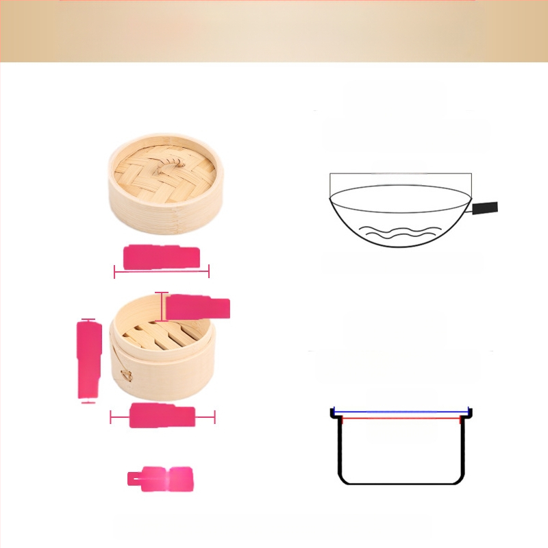 Mazs tvaikonis bambusa tvaikonis mazs tvaikonis tvaicēti pelmeņu tvaikonis bambusa tvaikonis mini tvaikonis bambusa komerciālais tvaikonis