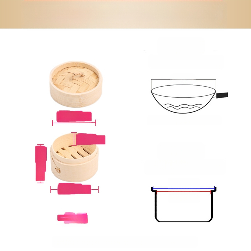 Mazs tvaikonis bambusa tvaikonis mazs tvaikonis tvaicēti pelmeņu tvaikonis bambusa tvaikonis mini tvaikonis bambusa komerciālais tvaikonis