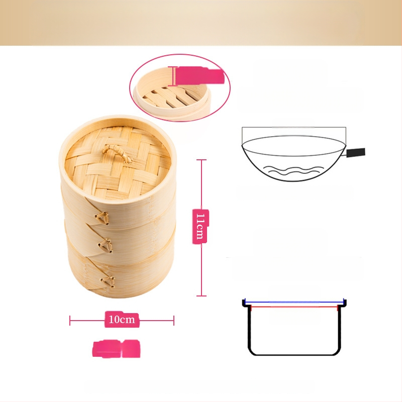 Mazs tvaikonis bambusa tvaikonis mazs tvaikonis tvaicēti pelmeņu tvaikonis bambusa tvaikonis mini tvaikonis bambusa komerciālais tvaikonis