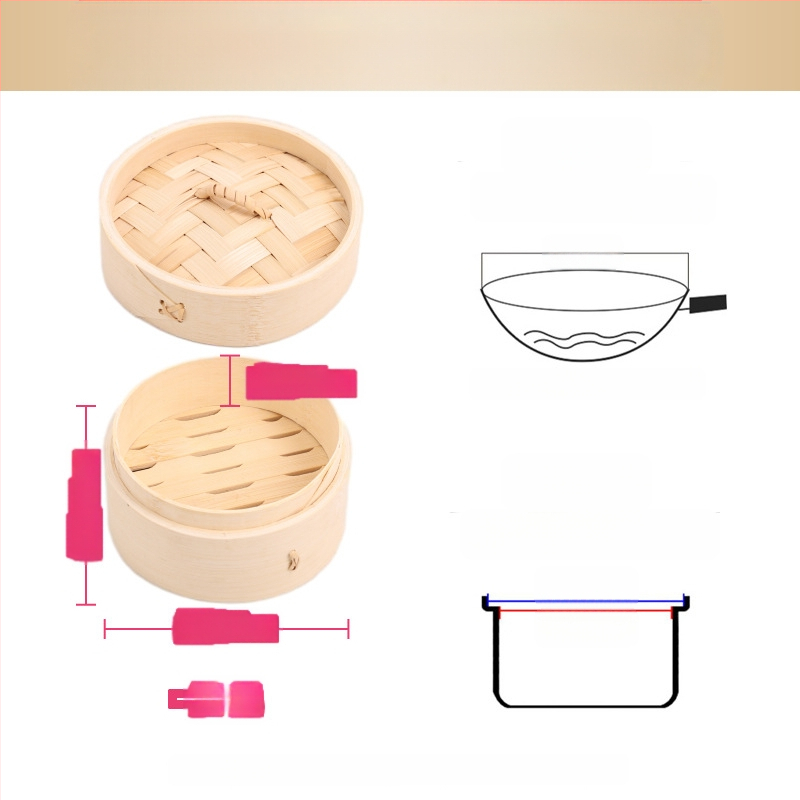 Mazs tvaikonis bambusa tvaikonis mazs tvaikonis tvaicēti pelmeņu tvaikonis bambusa tvaikonis mini tvaikonis bambusa komerciālais tvaikonis