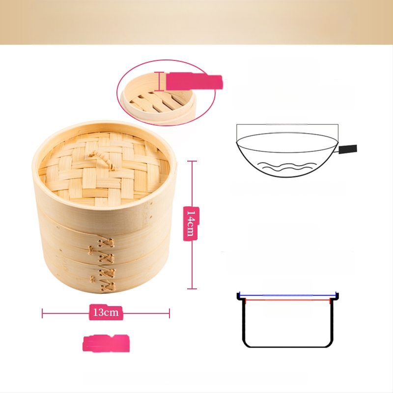 Mazs tvaikonis bambusa tvaikonis mazs tvaikonis tvaicēti pelmeņu tvaikonis bambusa tvaikonis mini tvaikonis bambusa komerciālais tvaikonis