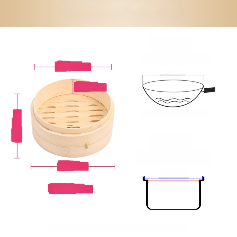Mazs tvaikonis bambusa tvaikonis mazs tvaikonis tvaicēti pelmeņu tvaikonis bambusa tvaikonis mini tvaikonis bambusa komerciālais tvaikonis