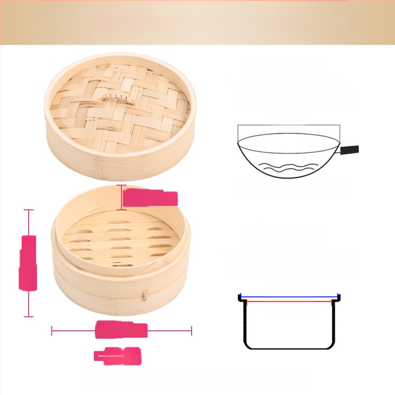 Mazs tvaikonis bambusa tvaikonis mazs tvaikonis tvaicēti pelmeņu tvaikonis bambusa tvaikonis mini tvaikonis bambusa komerciālais tvaikonis