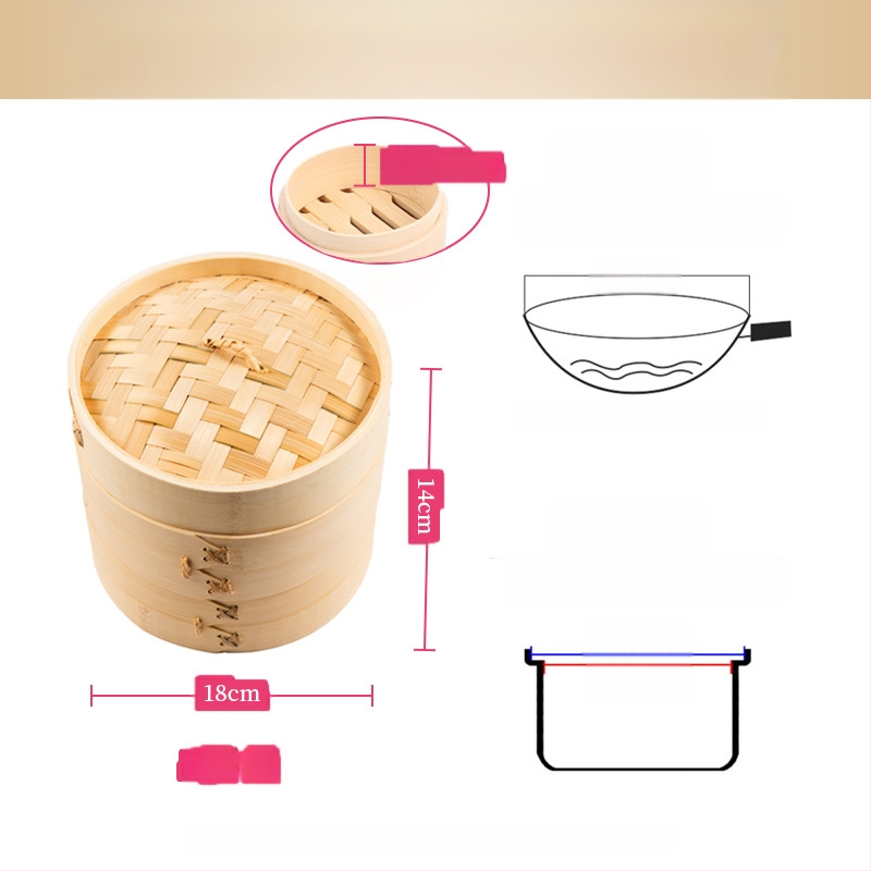 Mazs tvaikonis bambusa tvaikonis mazs tvaikonis tvaicēti pelmeņu tvaikonis bambusa tvaikonis mini tvaikonis bambusa komerciālais tvaikonis