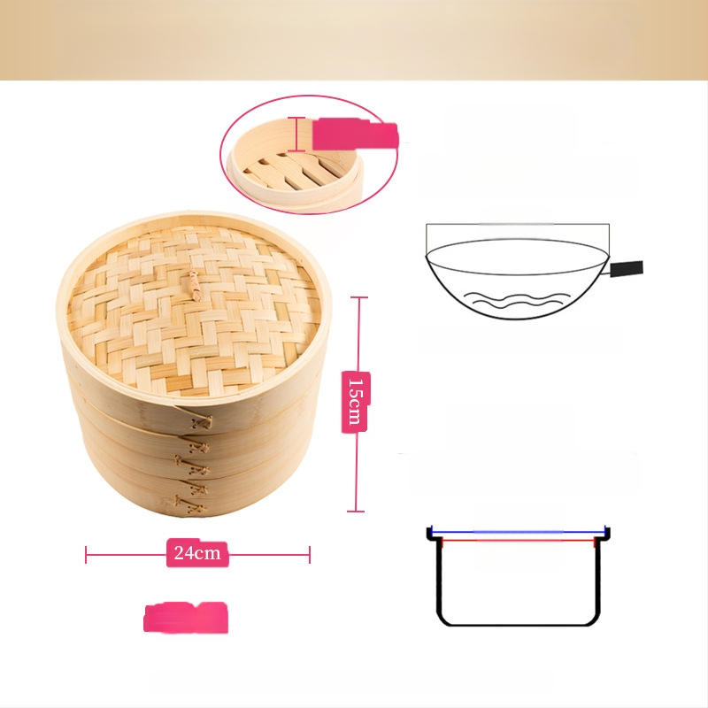 Mazs tvaikonis bambusa tvaikonis mazs tvaikonis tvaicēti pelmeņu tvaikonis bambusa tvaikonis mini tvaikonis bambusa komerciālais tvaikonis