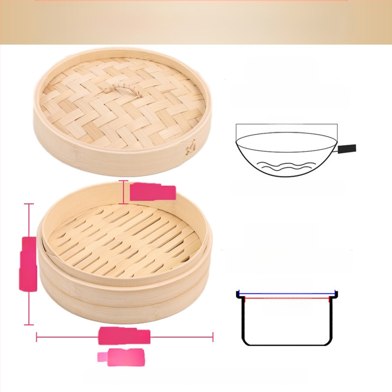 Mazs tvaikonis bambusa tvaikonis mazs tvaikonis tvaicēti pelmeņu tvaikonis bambusa tvaikonis mini tvaikonis bambusa komerciālais tvaikonis