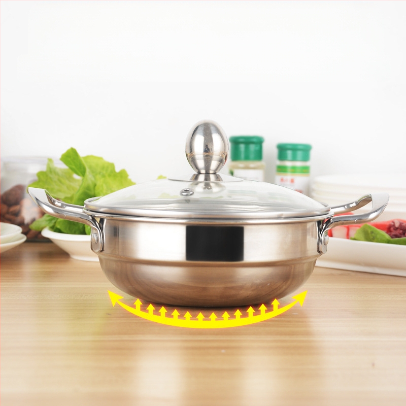 Tiesioginis gamyklos tiekimas nerūdijančio plieno alkoholio viryklė karštas puodas augalinis aliejus mažas karštas puodas mandarinų ančių puodas viešbučio restoranas iškylų išsinešimui