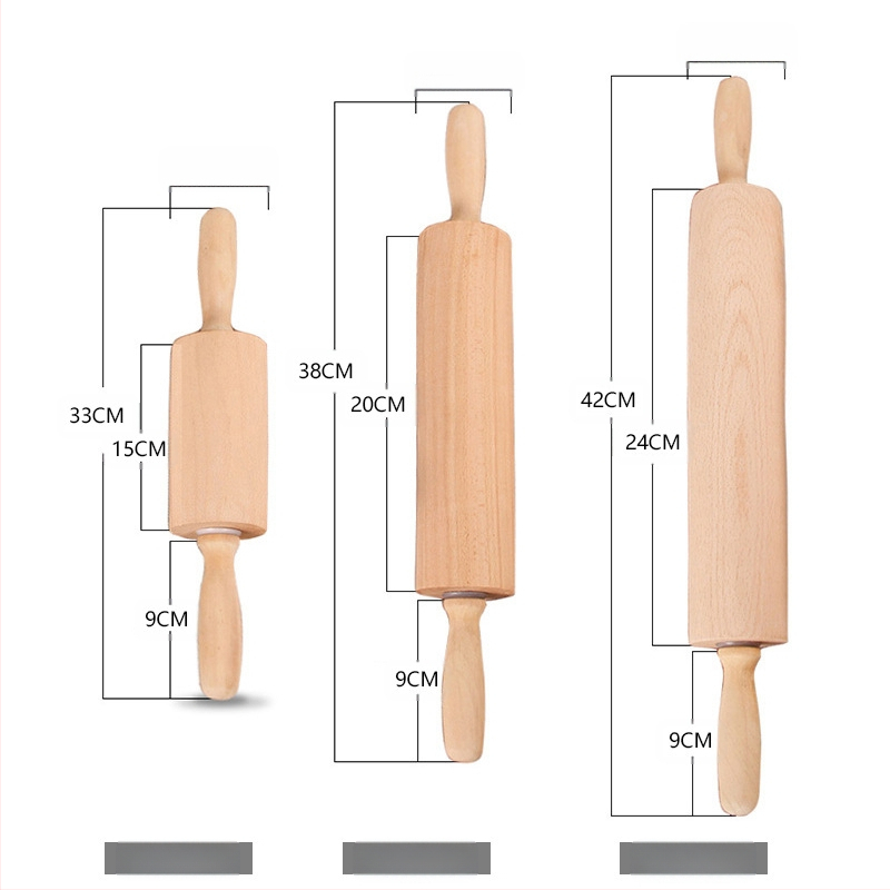 Lotoso medienos buitinis kočėlas be dažų be vaško volelis kočėlas koldūnų odos spaudimo lazdelė kepimo virtuvės LOGOTIPAS