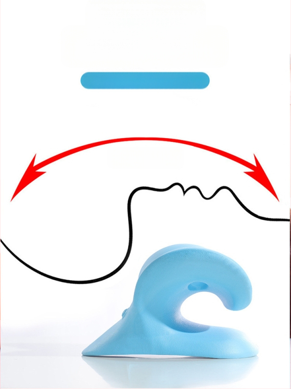 C-тип възглавница за масаж на шийката на матката, възглавница за изправяне на врата, опора за сцепление, масажна възглавница за акупресура, богата и благородна спортна здравна защита