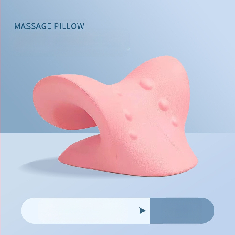 C-тип възглавница за масаж на шийката на матката, възглавница за изправяне на врата, опора за сцепление, масажна възглавница за акупресура, богата и благородна спортна здравна защита