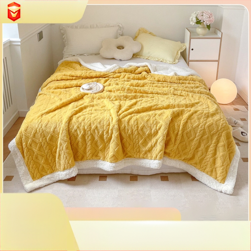 Pavasarinis sustorintas ėrienos aksominis antklodė, dvipusė taftos ypač stora maža antklodė, snapo užklotas, sofos užvalkalo antklodė, didmeninė prekyba