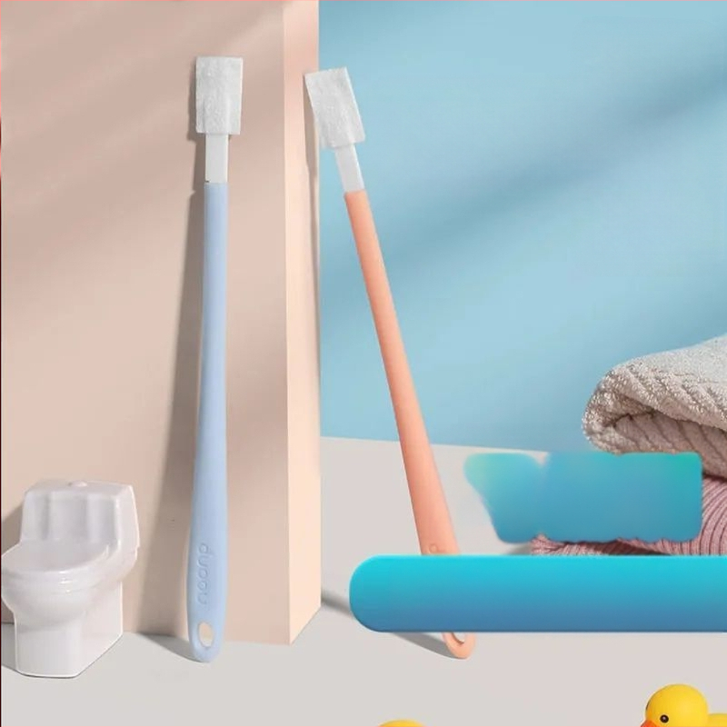 Super ekonomiškas vienkartinis tualetinio šepetėlio tarpų šepetėlis, tinkantis tualetiniam šepetėliui valyti, tualetas visiškai nepritaikytas