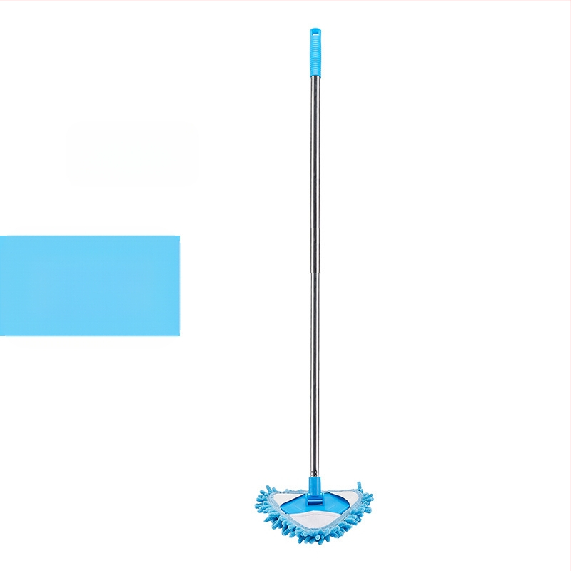 Šenilinio mini trikampio mažo šluostės ištraukiamo sujungimo karta dreba nuo sienų ir lubų lubų