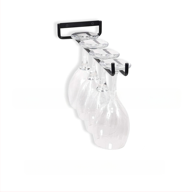 Amazoni piiriülene majapidamises kasutatav punase veini tassi rippuv topsihoidja, lihtne ümberpööratud rippuv pokaal, üherealine veinitopsihoidja, veinitopsihoidja