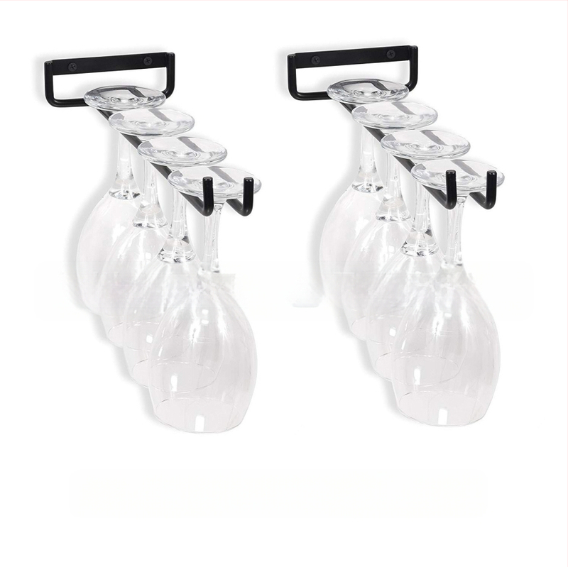 Amazoni piiriülene majapidamises kasutatav punase veini tassi rippuv topsihoidja, lihtne ümberpööratud rippuv pokaal, üherealine veinitopsihoidja, veinitopsihoidja