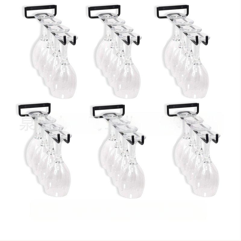 Amazoni piiriülene majapidamises kasutatav punase veini tassi rippuv topsihoidja, lihtne ümberpööratud rippuv pokaal, üherealine veinitopsihoidja, veinitopsihoidja