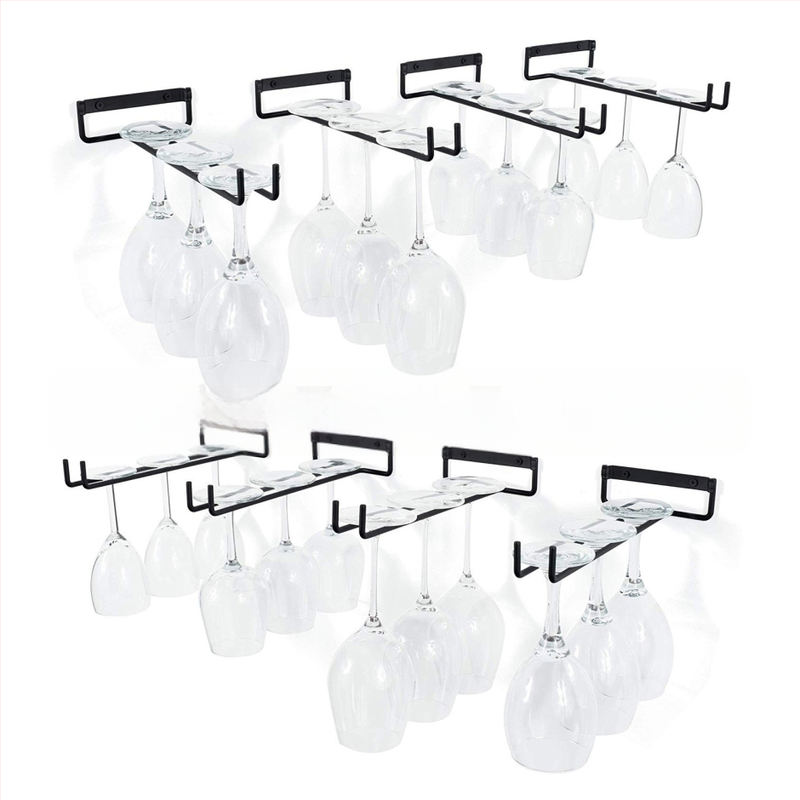 Amazoni piiriülene majapidamises kasutatav punase veini tassi rippuv topsihoidja, lihtne ümberpööratud rippuv pokaal, üherealine veinitopsihoidja, veinitopsihoidja