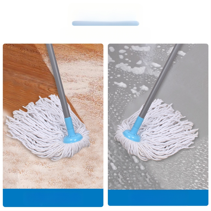 Ausztrál poliészter kézzel mosható nedves és száraz pamut felmosórongy háztartási kerek fejű nedvszívó felmosórongy fa padlófelmosó régimódi felmosórongy