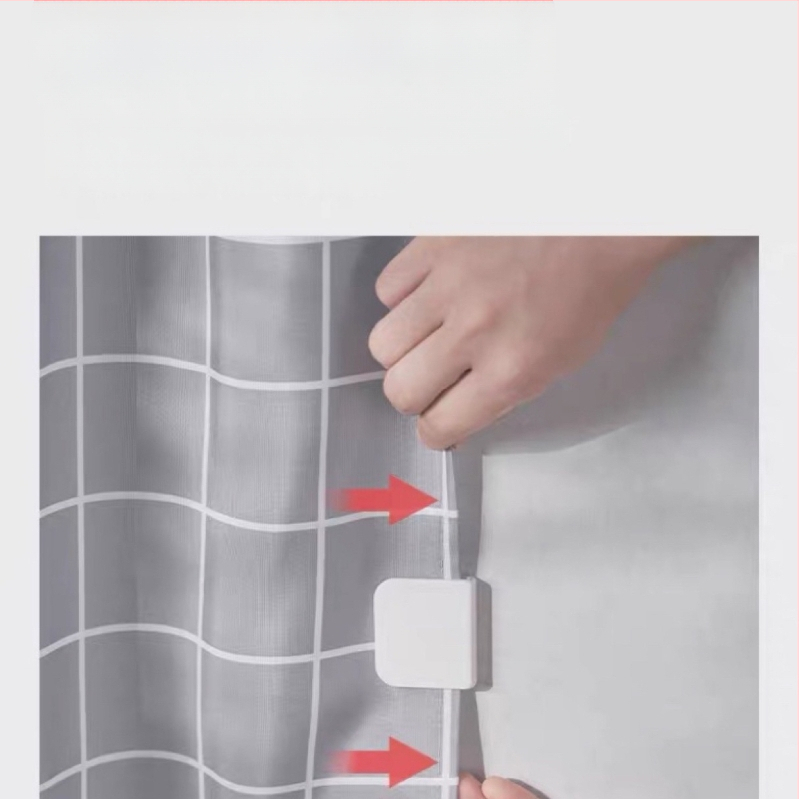 Tarpslankio sprogstamosios dušo užuolaidos segtukas daugiafunkcis besiūlis tvirtinimo segtukas dušo sienos sagtis neperforuotas užuolaidos segtukas kabliukas