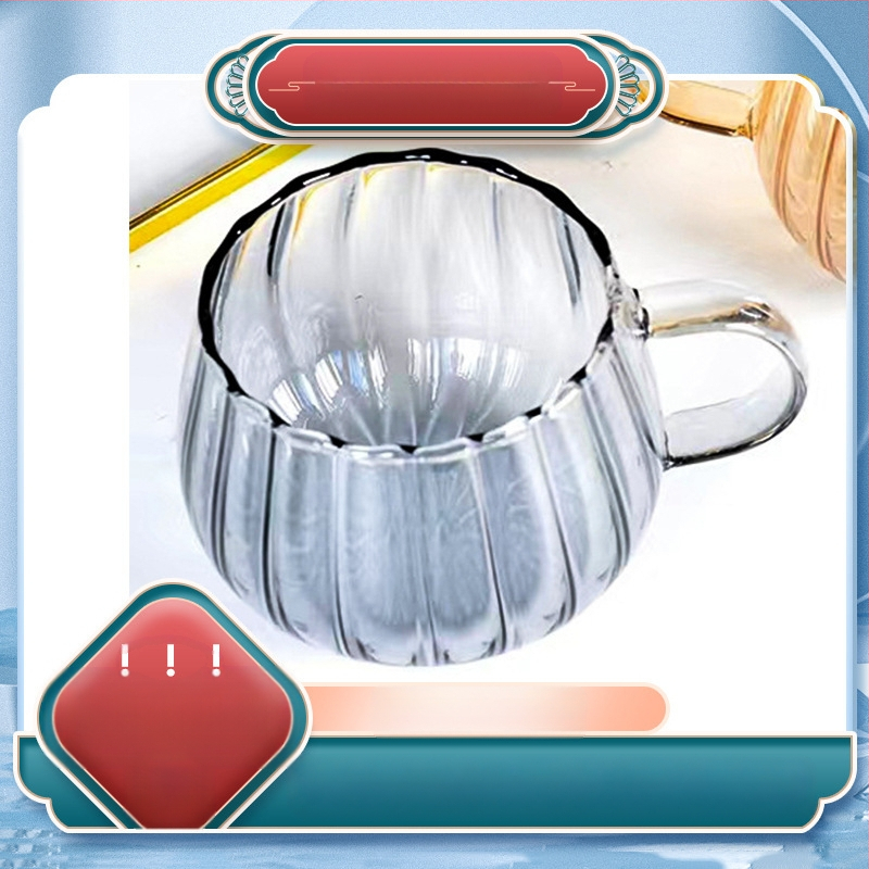 Kohviklaas Veekruus Kvaliteetne Hommikusöök Piimakohv Kodune Piimakruus Stiilis Suure Mahtuvusega Kõrvitsakruus