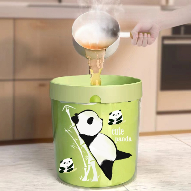 Panda stiliaus triušio nuplėšiamas raišteliu šiukšlių maišas Nacionalinė tendencija Ištraukimas sutirštintas valymo maišelis Uždarymo krepšys Virtuvės susuktas ir surišamas