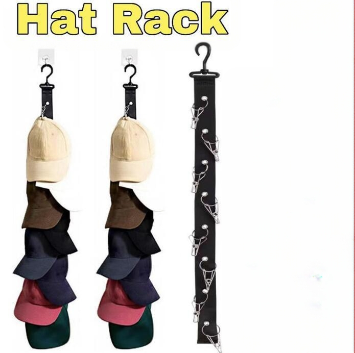 Tarpvalstybinis galinis beisbolo kepuraitės laikymo segtukas įėjimo spintos segtukas kepuraitės laikymo kabliuko lentynėlė pakabinama kepuraitės laikymo artefaktas