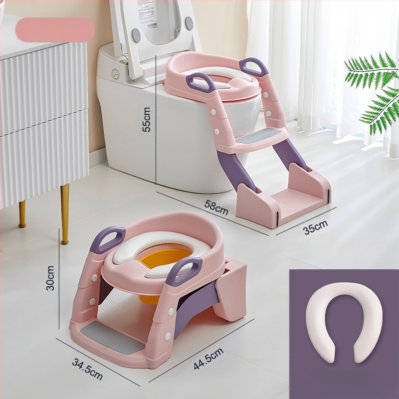 Vaikų tualeto kopėčios Dvigubos paskirties kūdikių tualetas Tualetas Tualeto pagalbinės tualeto kopėčios Sulankstomos kūdikių vonios reikmenys