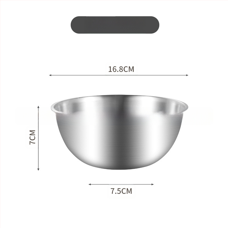 Nerūdijančio plieno korėjietiškas salotų dubens kiaušinių dubuo su mastelio kepimo ir dubens buitinio maisto gaminimo dubeniu šalto maišymo dubeniu šaltų makaronų dubenėlis