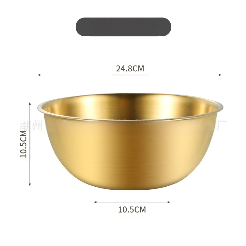 Nerūdijančio plieno korėjietiškas salotų dubens kiaušinių dubuo su mastelio kepimo ir dubens buitinio maisto gaminimo dubeniu šalto maišymo dubeniu šaltų makaronų dubenėlis