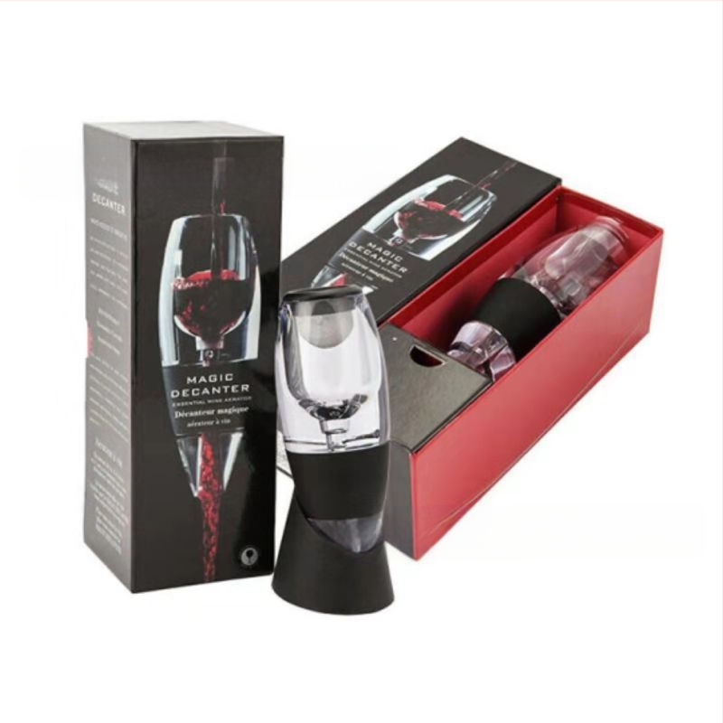 Kuummüügis veini kiirdekanter veini veini dosaator maagiline dekanter äriveini kinkekomplekt